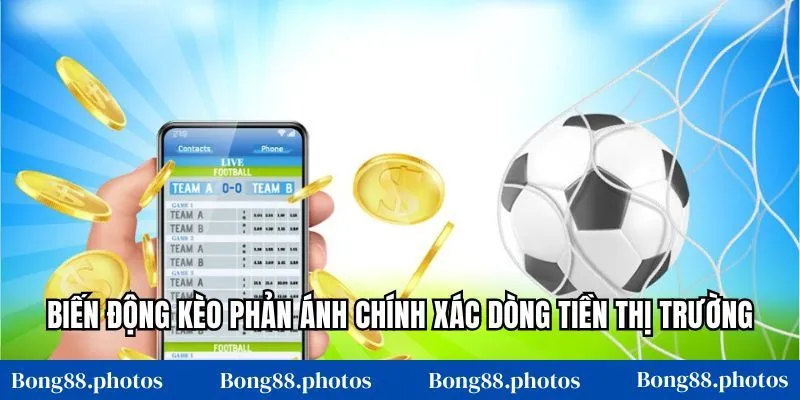 Biến động kèo phản ánh chính xác dòng tiền thị trường