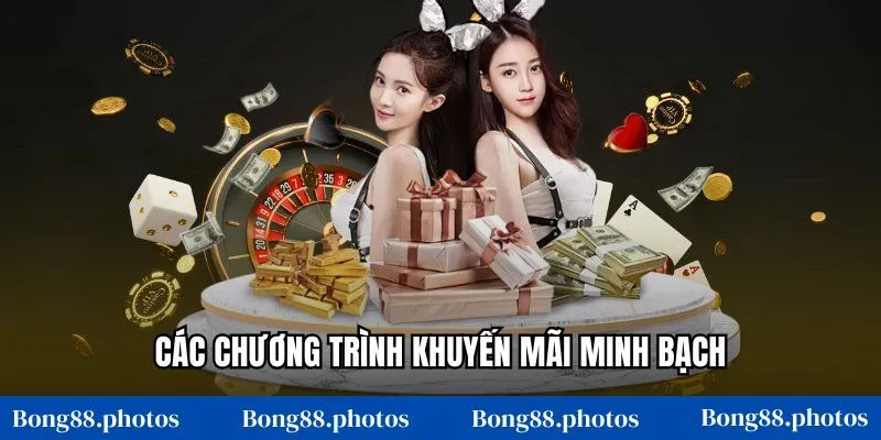 Các chương trình khuyến mãi minh bạch