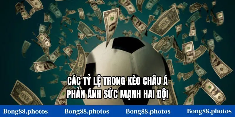 Các tỷ lệ trong kèo châu Á phản ánh sức mạnh hai đội